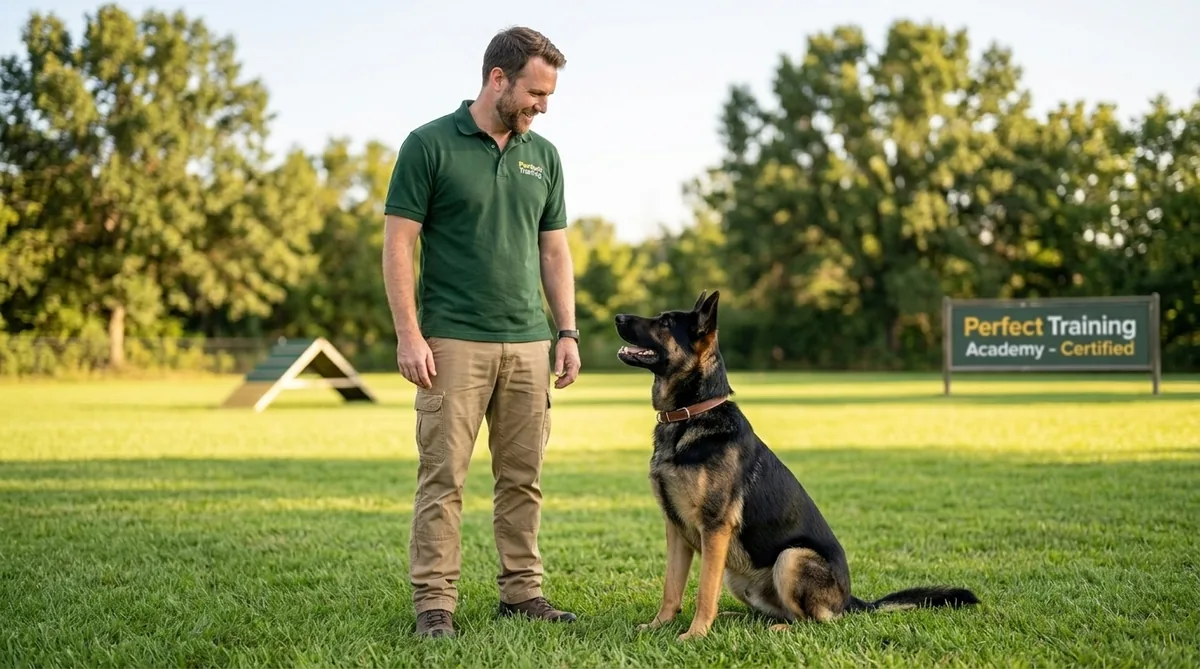 man_training_Dog